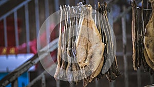 Naturally Salty Dried Fish Preservation