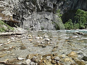 Nature of Abkhazia, mountain river