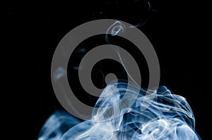 Nature Abstract: The Delicate Beauty and Elegance of a Wisp of Smoke