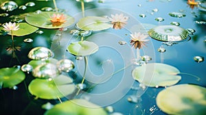 nature air bubbles in water