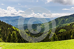 Nature along the cycling way from Malino Brdo to Revuce in Slovakia