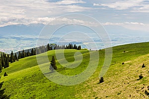 Nature along the cycling way from Malino Brdo to Revuce in Slovakia