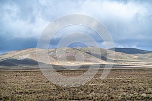 Nature of Andes mountains with beautiful panorama