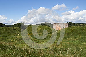 Nature around Hald Castle near Hald Lake in Denmark