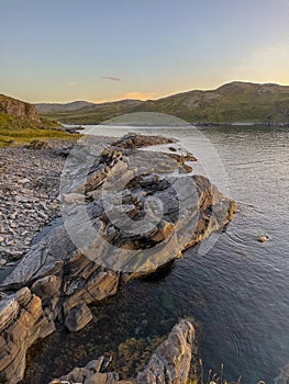 Nature around Kirkeporten in Norway