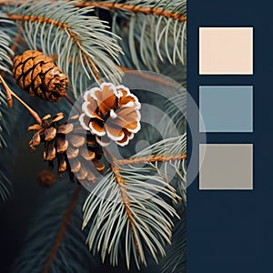 Nature background background closeup plant decorative wood tree christmas pine green seasonal evergreen cone