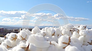 Nature ball white plant field cotton crop textile agricultural farming