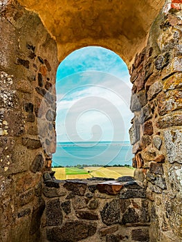 Old castle window