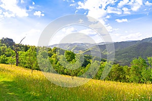 Nature in bosnia, rural landscape gorazde bosnia, village, countrside