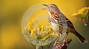 nature brown thrasher