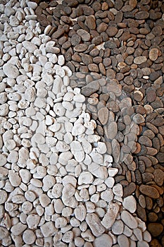 Nature brown white texture scree gravel grit stone