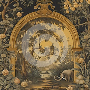 NATURE CHINESE CHINOISERIE STYLE WALL ART