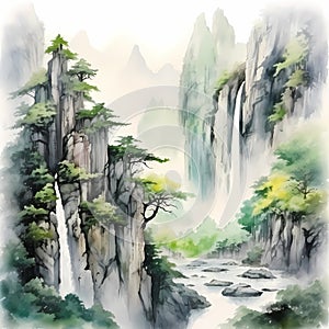 NATURE CHINESE CHINOISERIE STYLE WALL ART