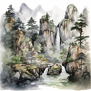 NATURE CHINESE CHINOISERIE STYLE WALL ART