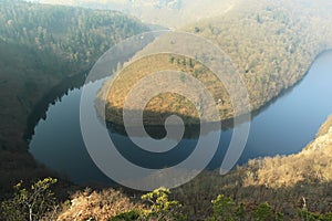 Nature of Czech Republic - river Moldau