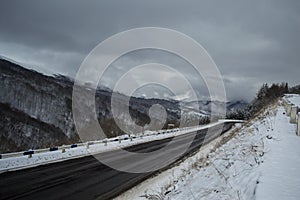 Nature of Dilijan of Armenia, winter and summer in one photo