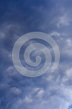 Nature Environment Dark cloud sky. Thunderstorm and hurricane clouds