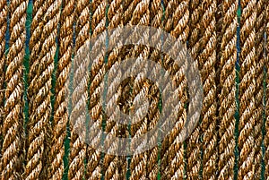 Nature fiber rope background