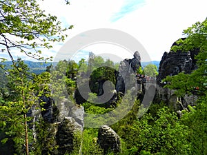 Nature of Germany. Bastei.