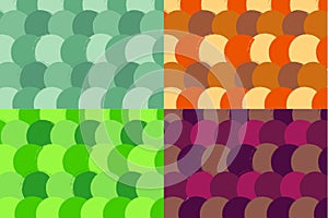Nature gradient backdrop pattern. Abstract circles background
