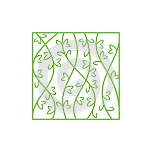 Nature Green Leaf Logo Design. Eco Natural Organic Vector Graphic Icon.