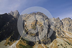 Nature of High Tatras mountains. Slovakia