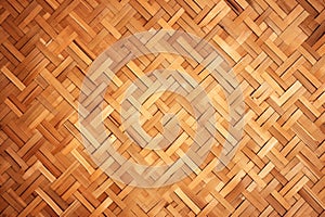 Nature inspired backdrop Bamboo weave pattern and textured wood surface