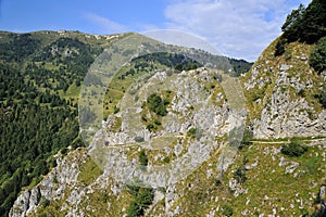 Nature and landscape of the dolomite mountains