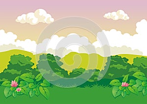 Nature landscape Game Background