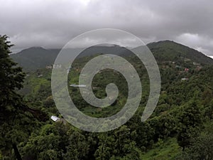 Nature landscape hill view uttrakhand timelapse video