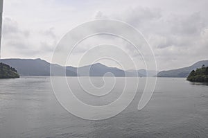 Nature Landscape with Lake Ashi from Fuji - Hakone - Izu National Park in Japan