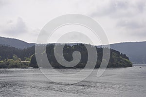 Nature Landscape with Lake Ashi from Fuji - Hakone - Izu National Park in Japan