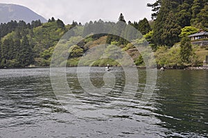Nature Landscape with Lake Ashi from Fuji - Hakone - Izu National Park in Japan
