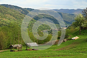 Nature landscape in the mountains