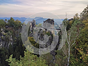 Nature and landscape photo of Saxon Switzerland, Dresden, Germany