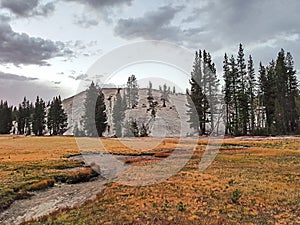 Nature landscape of Yosemity park