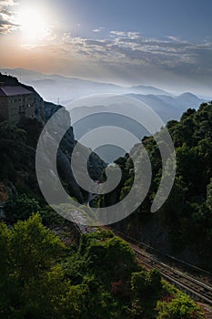 Nature lanscape in Vi near to Barcelona