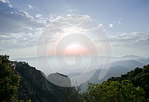 Nature lanscape in Vi near to Barcelona