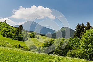 Nature in Liptov region, Slovakia in summer 2015