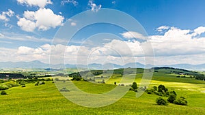 Nature in Liptov region, Slovakia in summer 2015