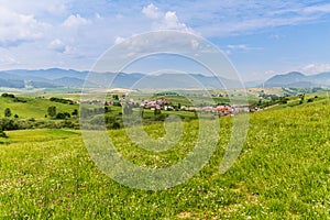 Nature in Liptov region, Slovakia in summer 2015