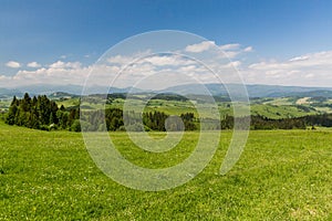 Nature in Liptov region, Slovakia in summer 2015