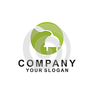 nature logo template design vector, ecology logo