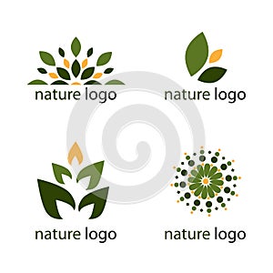 Naturaleza logotipos 