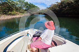 Nature Lovers Hat Lady Boat Waters