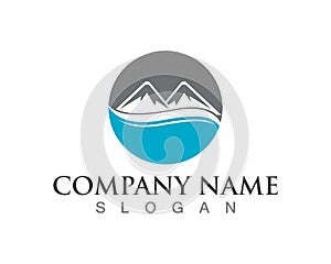 Nature Mountain logos business Template vector icons