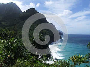 Nature of Na Pali Coast, Kauai, Hawaii