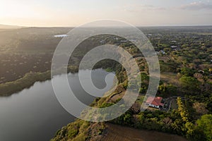 Nature Nicaragua landscape aerial drone view