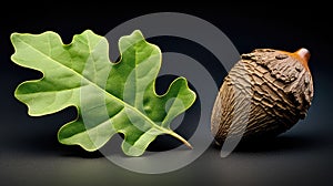 nature oak leaf acorn