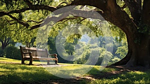 nature park bench